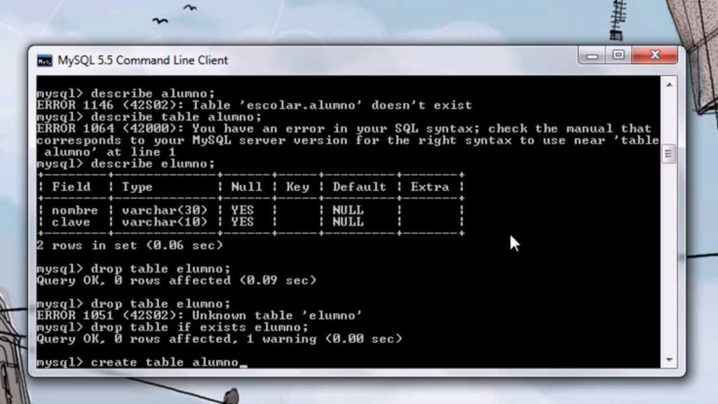 Cómo crear una base de datos desde cero en MySQL 1 Como crear Base de Datos y Tablas en MySQL 5.5 |Equipo Naranja|