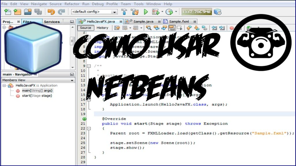 Cómo usar NetBeans para desarrollar en Java 1 Tutorial - Como usar Netbeans